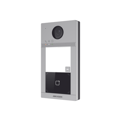 Videoportero IP 2 Megapixel / Llamada y Apertura Remota desde App Hik-Connect / PoE / Exterior IP65 + Antivandalico IK08 / 1 Departamento / Apertura con Tarjeta / Soporta 2 Puertas y hasta 6 Monitores - Image 3