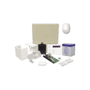 Kit Cableado con VISTA48/6160RF, Batería, Transformador, Sensor Pir, Contactos Magnéticos, Sirena, Gabinete de sirena y Tamper