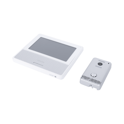 KIT DE VIDEOPORTERO IP COLOR BLANCO / Apertura con app / Súper elegante / Monitor WIFI / soporta 4 monitores y 2 frentes de calle / Alimentacion 110vca - Image 3