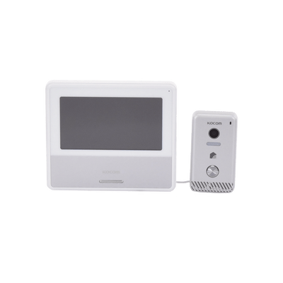 KIT DE VIDEOPORTERO IP COLOR NEGRO / Apertura con app / Súper elegante / Monitor WIFI / soporta 4 monitores y 2 frentes de calle/ Alimentacion 110vca - Image 4