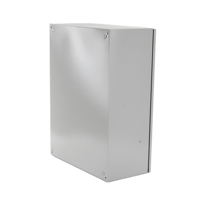 Gabinete Ventilado de Acero IP55 Uso en Exterior (600 x 800 x 300 mm) con Placa Trasera Interior Metálica y Compuerta Inferior Atornillable. Incluye Ventilador, Ventilas, filtros, Chapas y Llave T. - Image 2