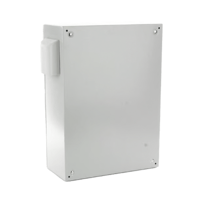 Gabinete Ventilado de Acero IP55 Uso en Exterior (600 x 800 x 300 mm) con Placa Trasera Interior Metálica y Compuerta Inferior Atornillable. Incluye Ventilador, Ventilas, filtros, Chapas y Llave T. - Image 3