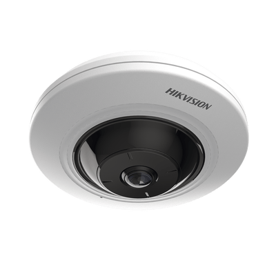 Mini Fisheye IP 5 Megapixel / Panorámica 180° - 360° / 8 mts IR / Interior / PoE / HEOP / ACUSENSE / Detección Facial / Microfono Integrado - Image 3
