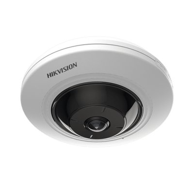 Mini Fisheye IP 5 Megapixel / Panorámica 180° - 360° / 8 mts IR / Interior / PoE / HEOP / ACUSENSE / Detección Facial / Microfono Integrado - Image 2