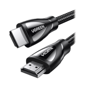 Cable HDMI 2.1 de Nylon Trenzado / 1 Metro / 8K@60Hz/4K@120Hz / eARC (Canal de Retorno de Audio / HDR10+ / VVR / HEC (Canal Ethernet HDMI) / ALLM / 3D / Dolby Atmos / Dolby Visión / 48 Gbps / Mayor Duración.