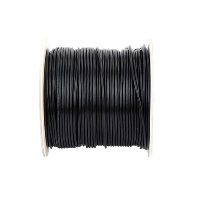 Bobina de cable de 305 m (1000 ft) Cat5e, Aleación de Cobre y Aluminio (CCA), color Negro, Uso Intemperie, Doble Forro - Image 4