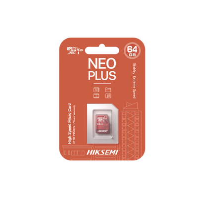 Memoria microSD / Clase 10 de 64GB / Especializada Para Videovigilancia (Uso 24/7) / Compatibles con cámaras HIKVISION y Otras Marcas / 95 MB/s Lectura / 40 MB/s Escritura - Image 2