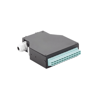 Distribuidor de Fibra Óptica para Riel Din, 12 Acopladores LC/UPC Duplex Multimodo con Charola de Empalme - Image 4