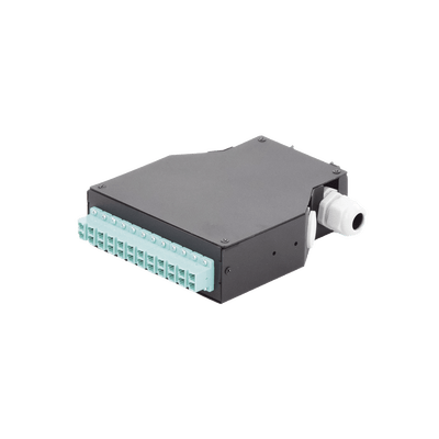 Distribuidor de Fibra Óptica para Riel Din, 12 Acopladores LC/UPC Duplex Multimodo con Charola de Empalme - Image 2