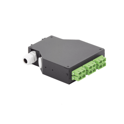 Distribuidor de Fibra Óptica para Riel Din, 6 Acopladores SC/APC Duplex Monomodo con Charola de Empalme - Image 4
