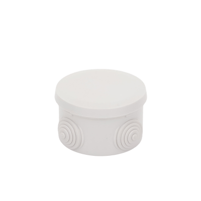 Caja Derivación-Conexión de Plástico Circular con 4 Glándulas de Goma (70 diámetro X 48 alto mm). Para Instalaciones Comerciales, Residenciales e Industriales. Cerrado a Presión. - Image 6