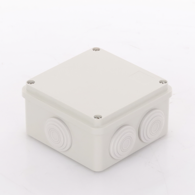 Caja Derivación-Conexión de Plástico (100 X 100 X 54 mm) con 7 Glándulas de Goma. Para Instalaciones Comerciales, Residenciales e Industriales. Incluye Tornillería para su Tapa. - Image 4