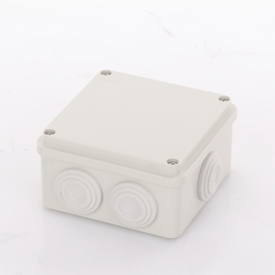 Caja Derivación-Conexión de Plástico (100 X 100 X 54 mm) con 7 Glándulas de Goma. Para Instalaciones Comerciales, Residenciales e Industriales. Incluye Tornillería para su Tapa. - Image 3