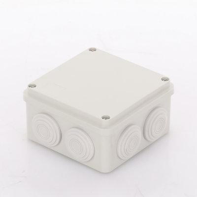 Caja Derivación-Conexión de Plástico (100 X 100 X 54 mm) con 7 Glándulas de Goma. Para Instalaciones Comerciales, Residenciales e Industriales. Incluye Tornillería para su Tapa. - Image 2