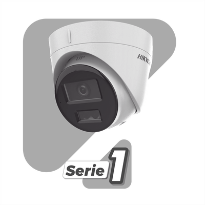 [Dual Light] Turret IP 2 Megapixel / Lente 2.8 mm / 30 mts IR + 30 mts Luz Blanca / Micrófono Integrado / ACUSENSE Lite / Exterior IP67 / H.265 / PoE / ONVIF - Image 2
