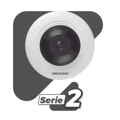 Mini Fisheye IP 5 Megapixel / Panorámica 180° - 360° / Microfono Integrado / 8 mts IR / Uso en Interior / PoE / Múltiples Vistas por iVMS-4200 / Alarmas I/O / Micro SD - Image 5