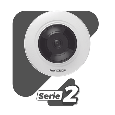Mini Fisheye IP 5 Megapixel / Panorámica 180° - 360° / Microfono Integrado / 8 mts IR / Uso en Interior / PoE / Múltiples Vistas por iVMS-4200 / Alarmas I/O / Micro SD - Image 6