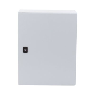 Gabinete de Uso Exterior NEMA 4/12; IP66; IK10, 500 x 400 x 260 mm, De Acero, Color Gris Claro