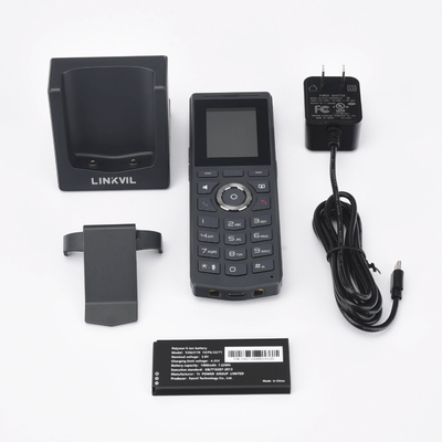 Teléfono IP Wi-Fi portátil y elegante diseñado para aplicaciones de comunicación móvil. - Image 4