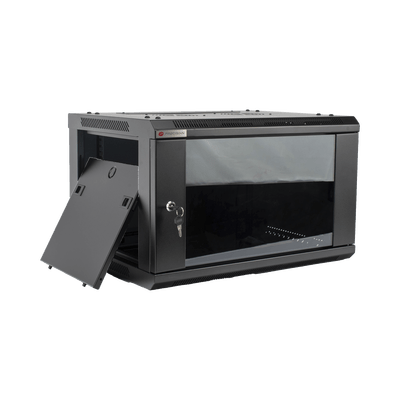 Gabinete PRECISION, Con Puerta de Cristal Templado, de 19in, 6UR, 450mm de Profundidad, Color Negro - Image 4