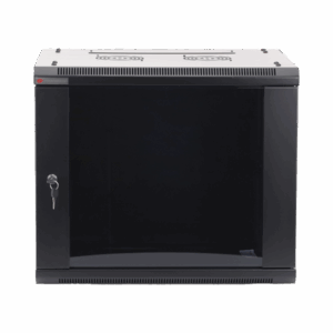 Gabinete PRECISION, Con Puerta de Cristal Templado, de 19in, 9UR, 450mm de Profundidad, Color Negro