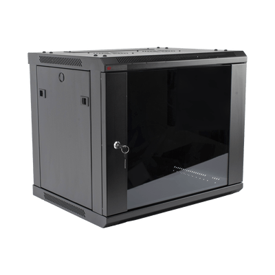 Gabinete PRECISION, Con Puerta de Cristal Templado, de 19in, 9UR, 450mm de Profundidad, Color Negro - Image 2