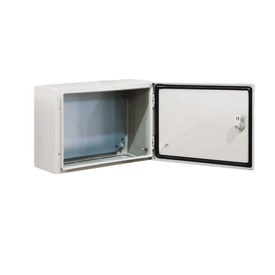 Gabinete de Acero IP66 Uso en Intemperie (500 x 300 x 300 mm) con Placa Trasera Interior Metálica y Compuerta Inferior Atornillable (Incluye Chapa y Llave T). Ideal para Centros de Carga y Tableros de Control - Image 2