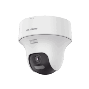 Turret  PT IP 4 Megapixel / Lente 2.8 mm / Dual Light (20 mts IR + 15 mts Luz Blanca) / Wi-Fi / IP54 / dWDR / H.265 / Audio Bidireccional (Micrófono y Bocina) / Micro SD