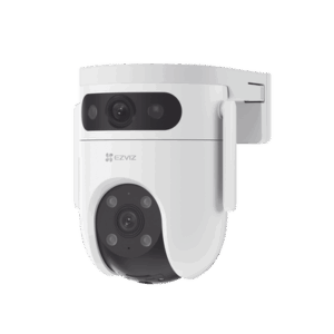 Cámara PT Doble Lente / 10 Megapixel (5MP+5MP) / IA Detección Humana y Vehiculo / Vision Nocturna a Color / Sirena y Luz Estroboscópica / Vista Simultánea de Cámara PT y Cámara Fija / Protección IP65 / Audi