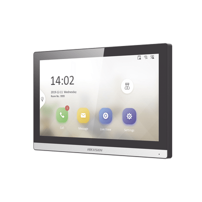 Monitor IP WiFi Touch Screen 7" para Videoportero IP / Vídeo en Vivo / PoE Estándar / Apertura Remota / Llamada Entre Monitores / Audio bidireccional / Borde slim