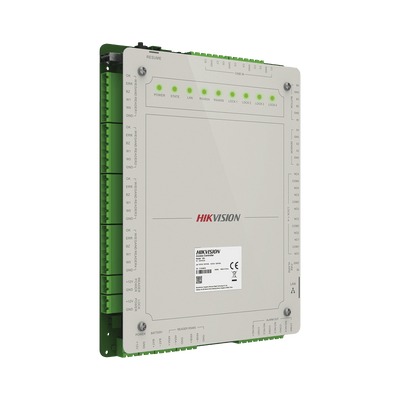 Controlador de Acceso 4 Puertas Administrable en la Nube con Hik-Connect Teams / Interfaz Web / 8 Lectores de Huella o Tarjeta / 100,000 Tarjetas / 10,000 Huellas / Incluye Gabinete y Fuente de Alimentación 12Vcd 8 A / Soporta Batería de Res - Image 3