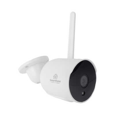 CAMARA BALA IP 2MP| WIFI | AUDIO DE 2 VIAS| ALMACENAMIENTO EN MICROSD| LENTE DE 4MM | ANGULO DE APERTURA 90 GRADOS IP65