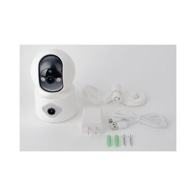 Camara doble lente 3mp| Wifi| autoseguimiento| Detección de movimiento| audio de 2 vias| almacenamiento hasta 128GB - Image 4