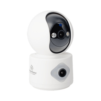 Camara doble lente 3mp| Wifi| autoseguimiento| Detección de movimiento| audio de 2 vias| almacenamiento hasta 128GB - Image 2