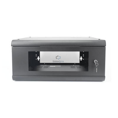 Gabinete de Pared con Puerta de Cristal Templado, 635mm de Profundidad, 4U Rack de 19'', Acero Reforzado - Image 2