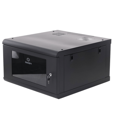 Gabinete de Pared con Puerta de Cristal Templado, 635 mm de Profundidad, 6U Rack de 19'', Acero Reforzado - Image 4