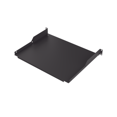 Charola para Soportar Equipos en Rack de 19 in, Profundidad de 34 cm, Color Negro, 1U