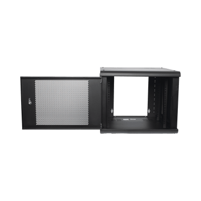 Gabinete de Pared con Puerta Perforada, 635mm de Profundidad, 9U Rack de 19'', Acero Reforzado - Image 4