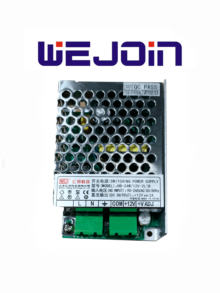 WEJOIN WJBPS02 – FUENTE DE VOLTAJE PARA ALIMENTACION DE LEDS EN BARRERA VEHICULAR