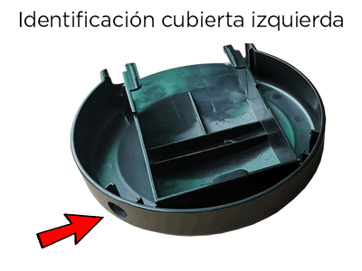 WEJOIN WJBPC01L - Cubierta Plástica Izquierda para Soporte de Brazo Led / Compatible con Brazos Rectangulares Izquierdos de Wejoin - Image 3