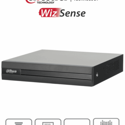 DAHUA XVR1B04H-I - DVR de 4 canales 5MP Lite con WizSense y H.265+. Soporta 4 canales + 2 IP, o hasta 6 canales IP. Con SMD Plus y búsqueda inteligente de humanos y vehículos. 1 puerto SATA de hasta 6TB. #HDCVI9.0 #5MP#VolDH