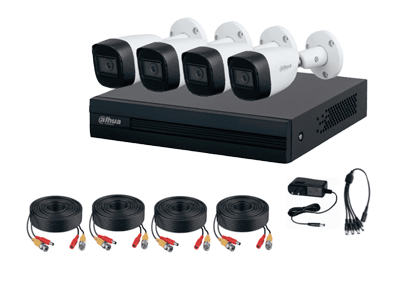 DAHUA KITXVR1B04-I+HFW1200CMA -Kit de 4 canales con cámaras de 2MP y audio. Incluye DVR Cooper-I WizSense con IA y H.265+, 4 cámaras metálicas con micrófono integrado, 4 canales más 1IP o hasta 5 canales IP, 4 canales SMD Plus y accesorios incluidos/ - Image 6