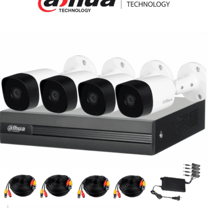 DAHUA KITXVR1B04H-I+4B2A51 -Kit de 4 Ch de 5 MP/ DVR Cooper-I WizSense/Con IA/ H.265+/4 Camaras B2A51 Metalicas/4 Ch + 1 IP o Hasta 5 Ch IP/ 4 Ch SMD Plus/Busqueda de Humanos y Vehiculos/Accesorios Incluidos#DAHQ1M #NuevoPrecio #DMD #DVM#VolDH #MCI2 #DMD
