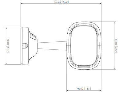 DAHUA DHI-DAE-CDM5110-CYN - Cámara para Monitoreo de Conductor/ Lente de 4mm/ IR de 3 Mts/ Para DVR Movil/ Analitico DSM/ Detecta Cansancio y Distraccion en Rostro del Conductor/ Uso Interior/ #DSM #CMO - Image 3