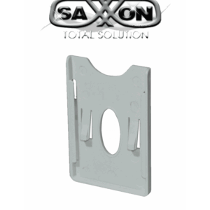 SAXXON ASRCH - Porta Tarjeta de Plástico con Adhesivo 3M / Compatible con Tarjetas o TAG SAXXON de PVC