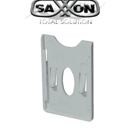 SAXXON ASRCH - Porta Tarjeta de Plástico con Adhesivo 3M / Compatible con Tarjetas o TAG SAXXON de PVC