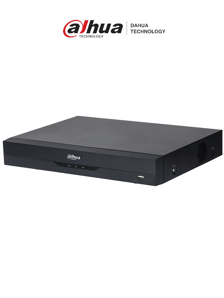 DAHUA XVR5108HE-4KL-I3 - DVR 8 canales 4K con tecnología WizSense y compresión H.265+. Admite 8 canales HDCVI + 8 IP, reconocimiento facial en 2 canales, SMD Plus, protección perimetral, 1 SATA de hasta 16 TB, 8 entradas y 3 salidas de alarma. #ProHDCVI
