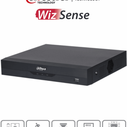 DAHUA XVR5116HS-I3 - DVR 16 Canales 5 Megapixeles Lite/ WizSense/ H.265+/ 16 Ch HDCVI +8 IP/ Hasta 24 Canales IP/ 2 Canales de Reconocimiento Facial/ SMD Plus/ Protección Perimetral/ 1 Sata/ Soporta CVI/AHD/TVI/ CVBS e IP/ IoT&POS/ #NuevoPrecio