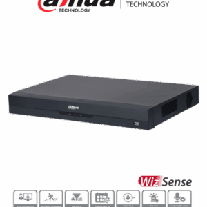 DAHUA XVR5216A-4KL-I3 - DVR de 16 Canales 4k/ WizSense/ H.265+/ 16 Canales HDCVI+16 IP/ Hasta 32 Ch IP/ 2 Ch de Reconocimiento Facial/ SDM Plus/ Protección Perimetral/ 2 SATA de hasta 10TB/ 16&3 E&S de Alarmas/ 4 Canales de Audio/ IoT/ POS/