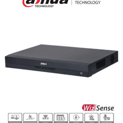 DAHUA XVR5216A-4KL-I3 - DVR de 16 Canales 4k/ WizSense/ H.265+/ 16 Canales HDCVI+16 IP/ Hasta 32 Ch IP/ 2 Ch de Reconocimiento Facial/ SDM Plus/ Protección Perimetral/ 2 SATA de hasta 10TB/ 16&3 E&S de Alarmas/ 4 Canales de Audio/ IoT/ POS/
